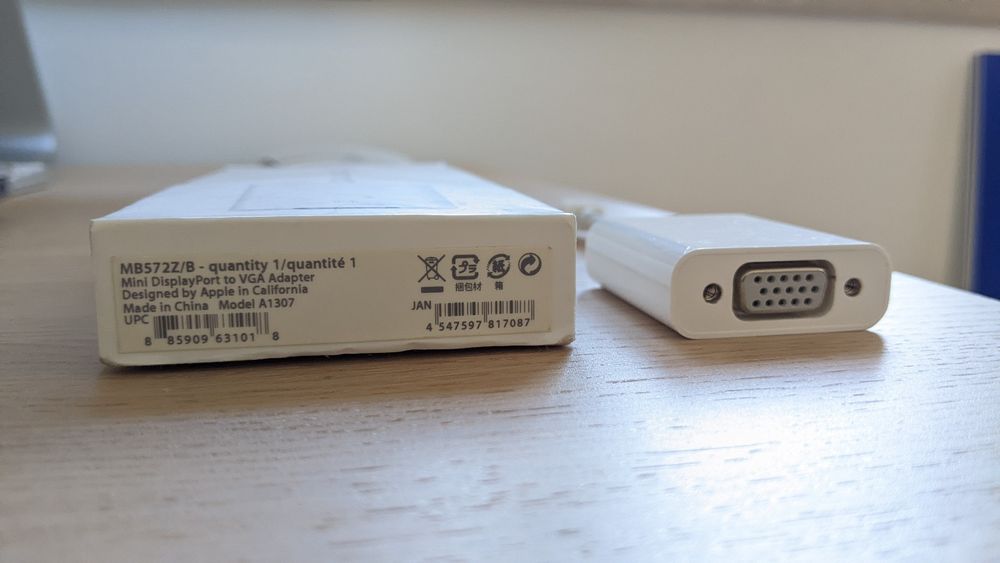 Adaptador Apple Mini DisplayPort to VGA