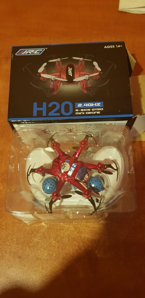 Dron RC JJRC H20 2.4GHz 4CH Czerwony. Nowy