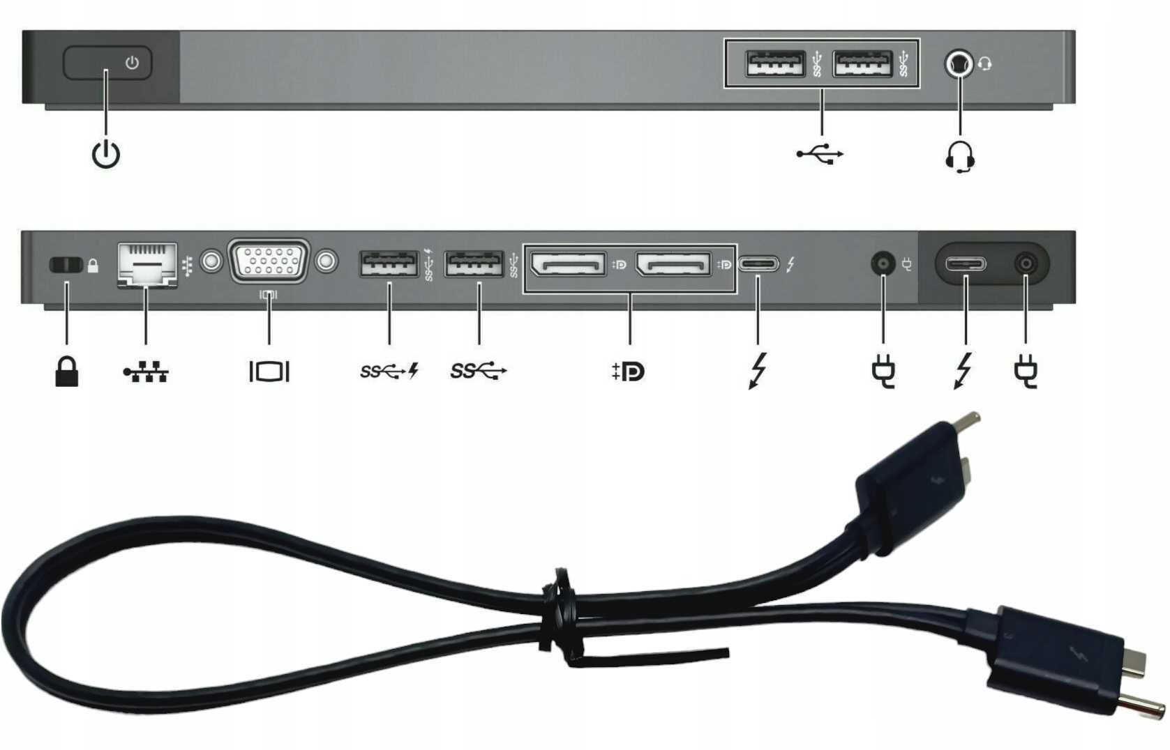 HP Elite ZBook Thunderbolt 3 Dock (док станція/станция) HSTNN-CX01