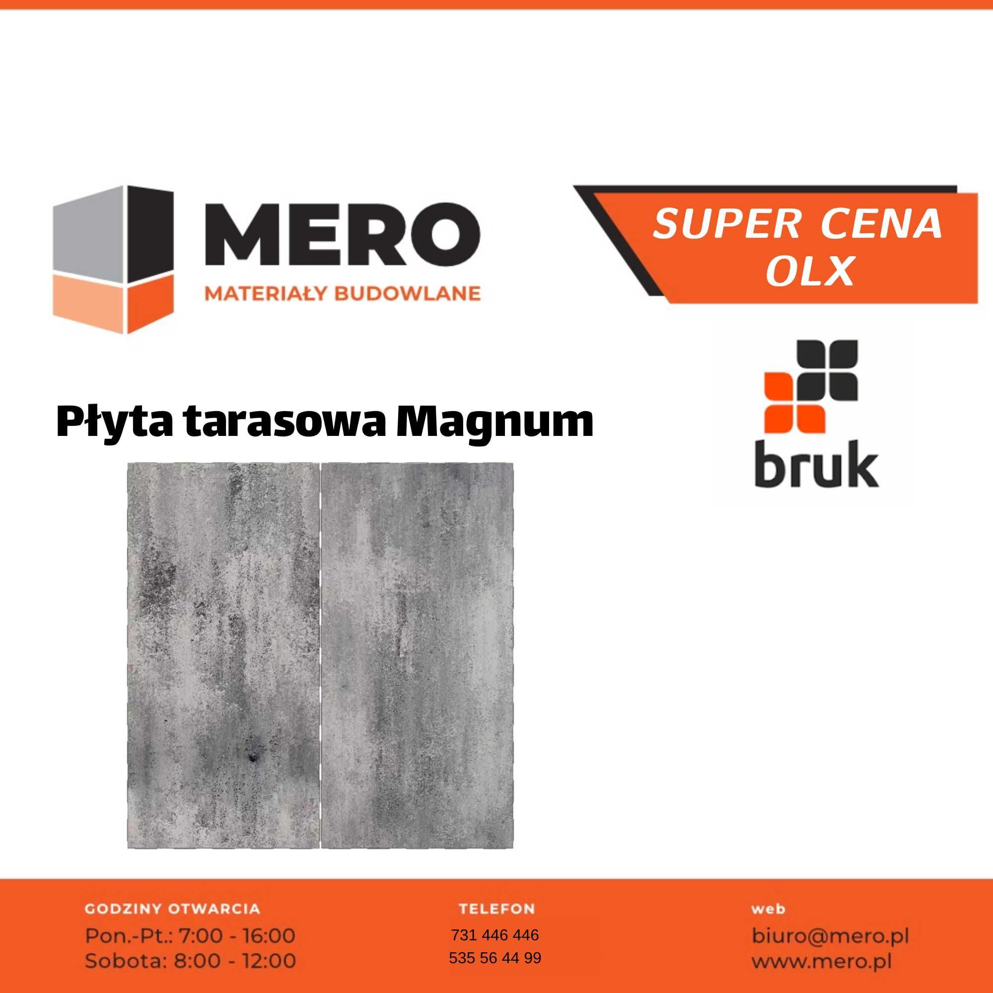 Płyta tarasowa Magnum 100x50x6,7 cm gothic BRUK