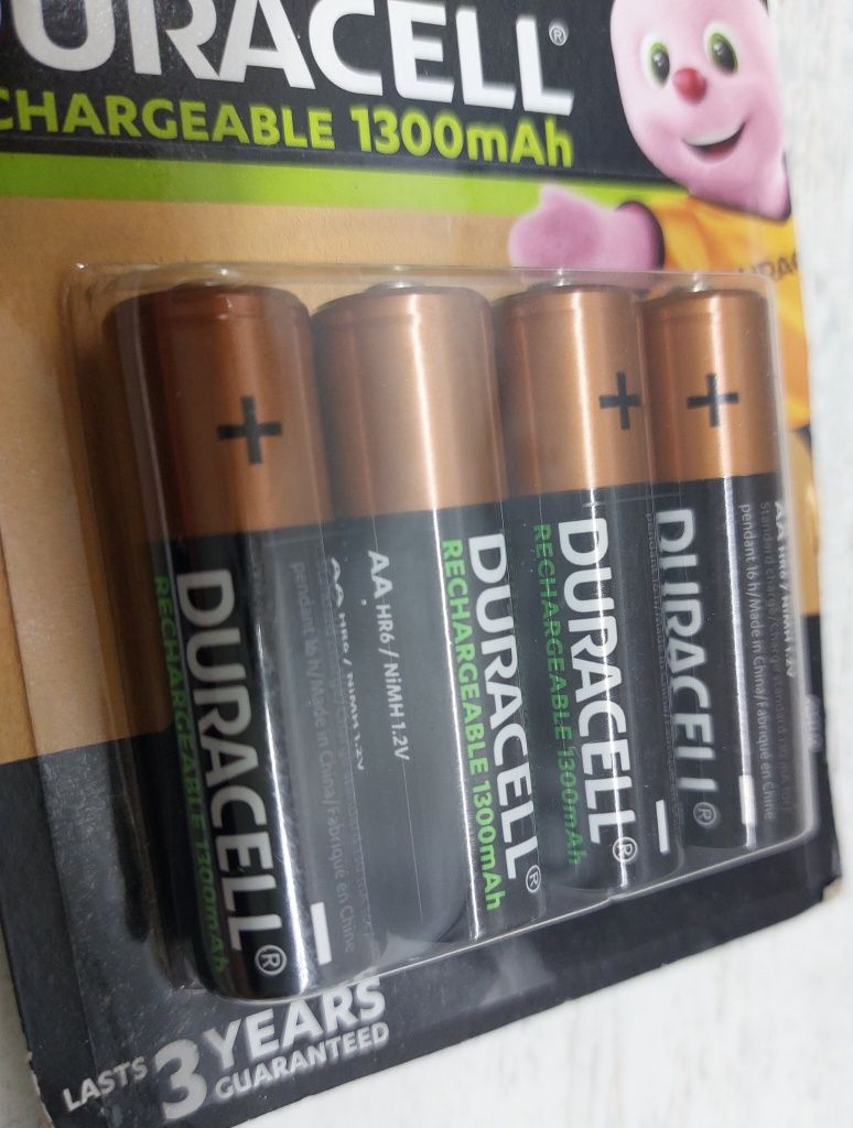 Акумуляторні батарейки Duracell 1300mah AA Дюрасел акумулятори