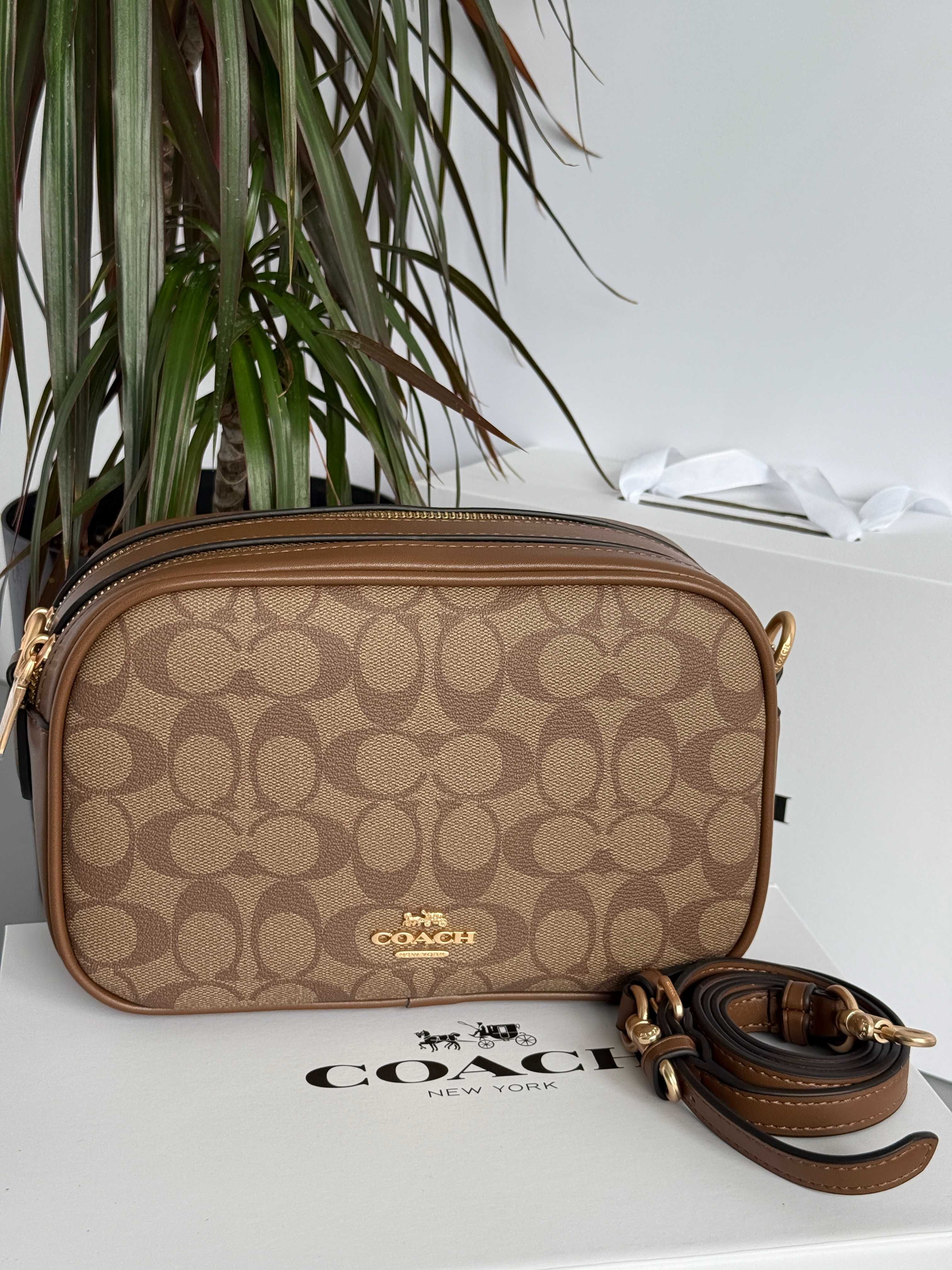 Сумка Coach Camera bag Коуч шкіряна