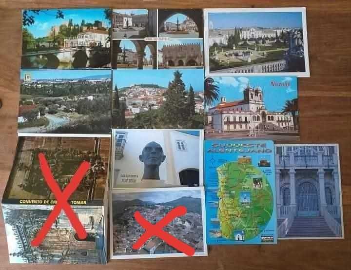 Postais de 5 países+ postais/quadros+ postais comemorativos