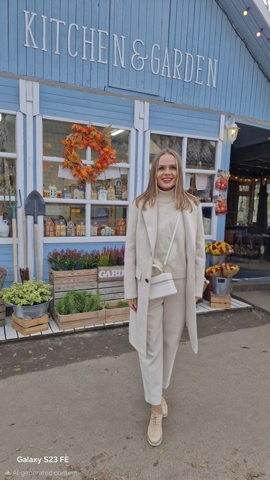 Базові світлі брюки Zara розмір М