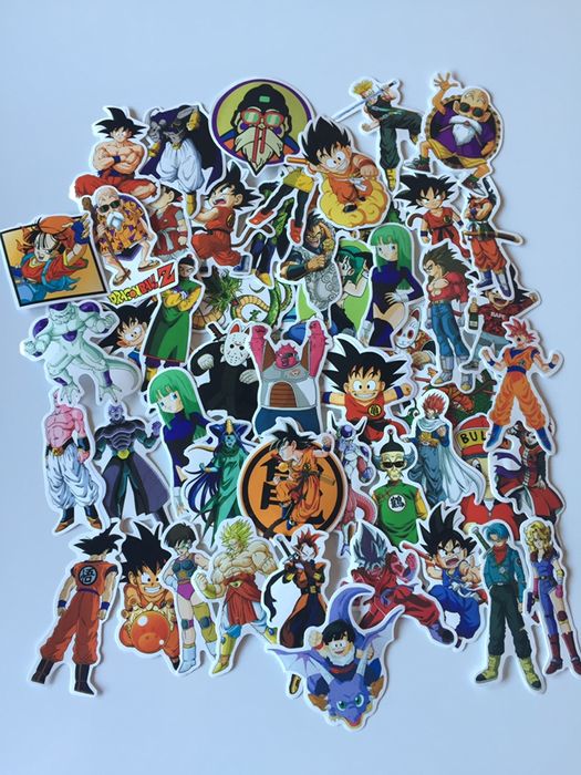 Autocolantes Dragon Ball Z, GT e Super