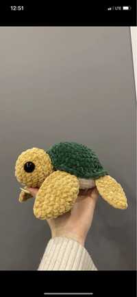 żółw ręcznie robiony na szydełku
