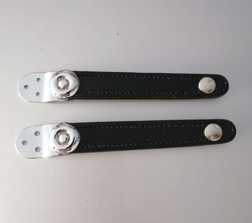 2 Correias NOVAS com fecho para fole acordeao concertina varias cores