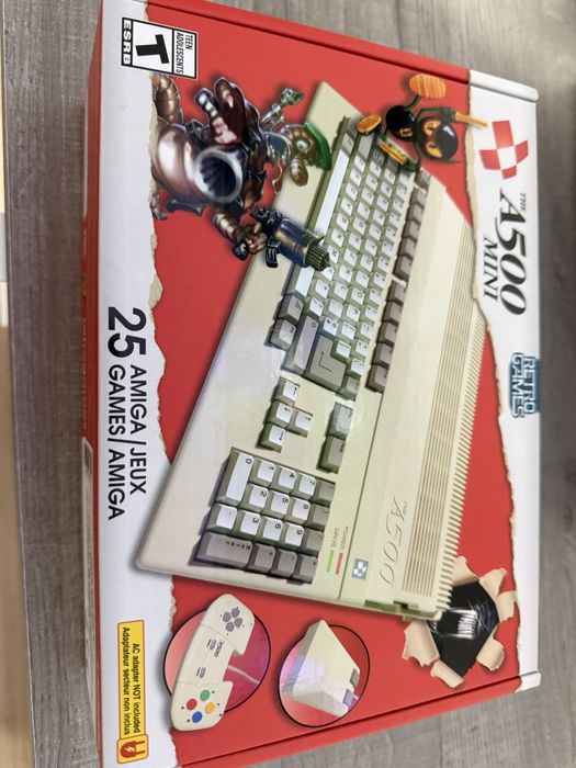 THE A500 Mini • retro konsola • stan idealny • pendrive 168 gier