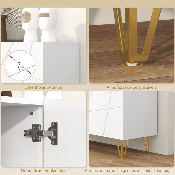 Aparador para Sala - Aparador de Entrada com 3 Portas