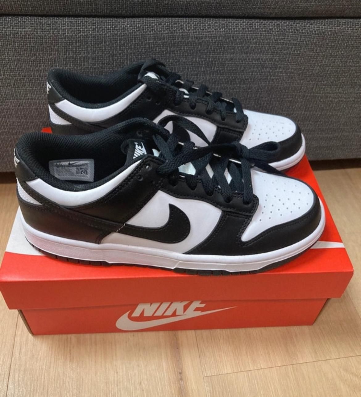 Nike Dunk Retro damskie sneakersy panda biale z czarnym hit 40