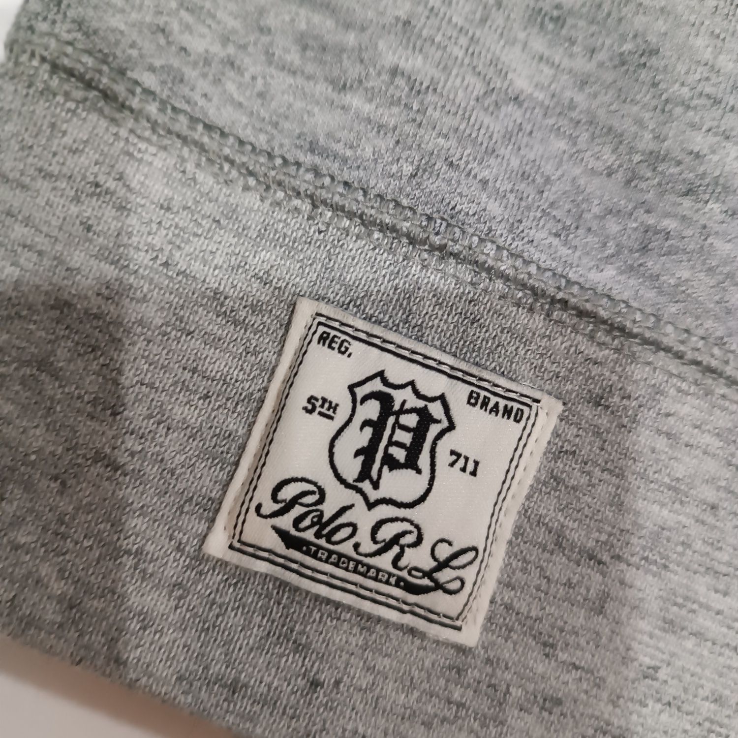 Ralph Lauren bluza polo roz,50/50/L bawełna okrągły dekolt nadruk p