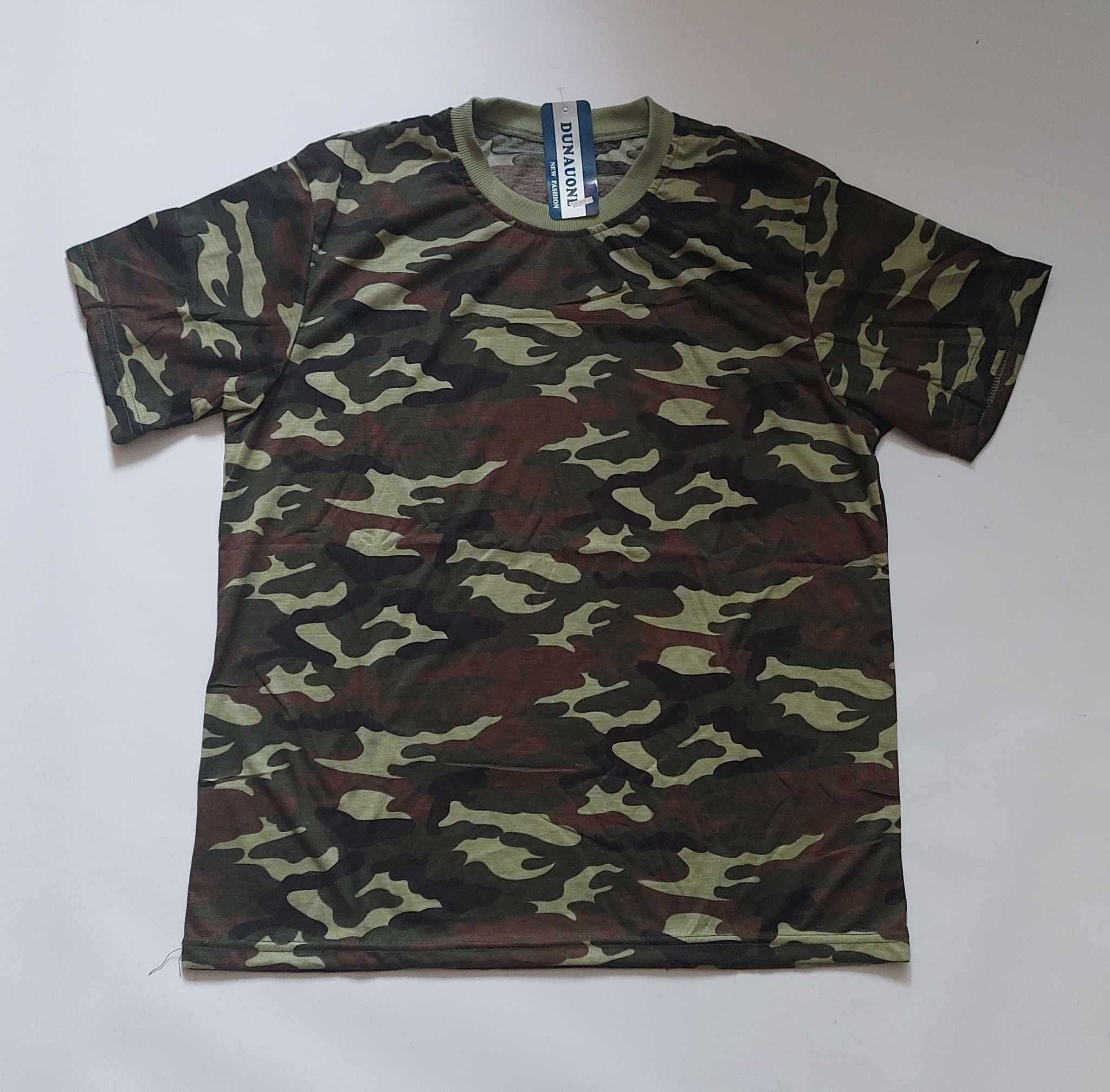 Koszulka męska T-shirt męski moro bawełna miły materiał r. M do 104 cm