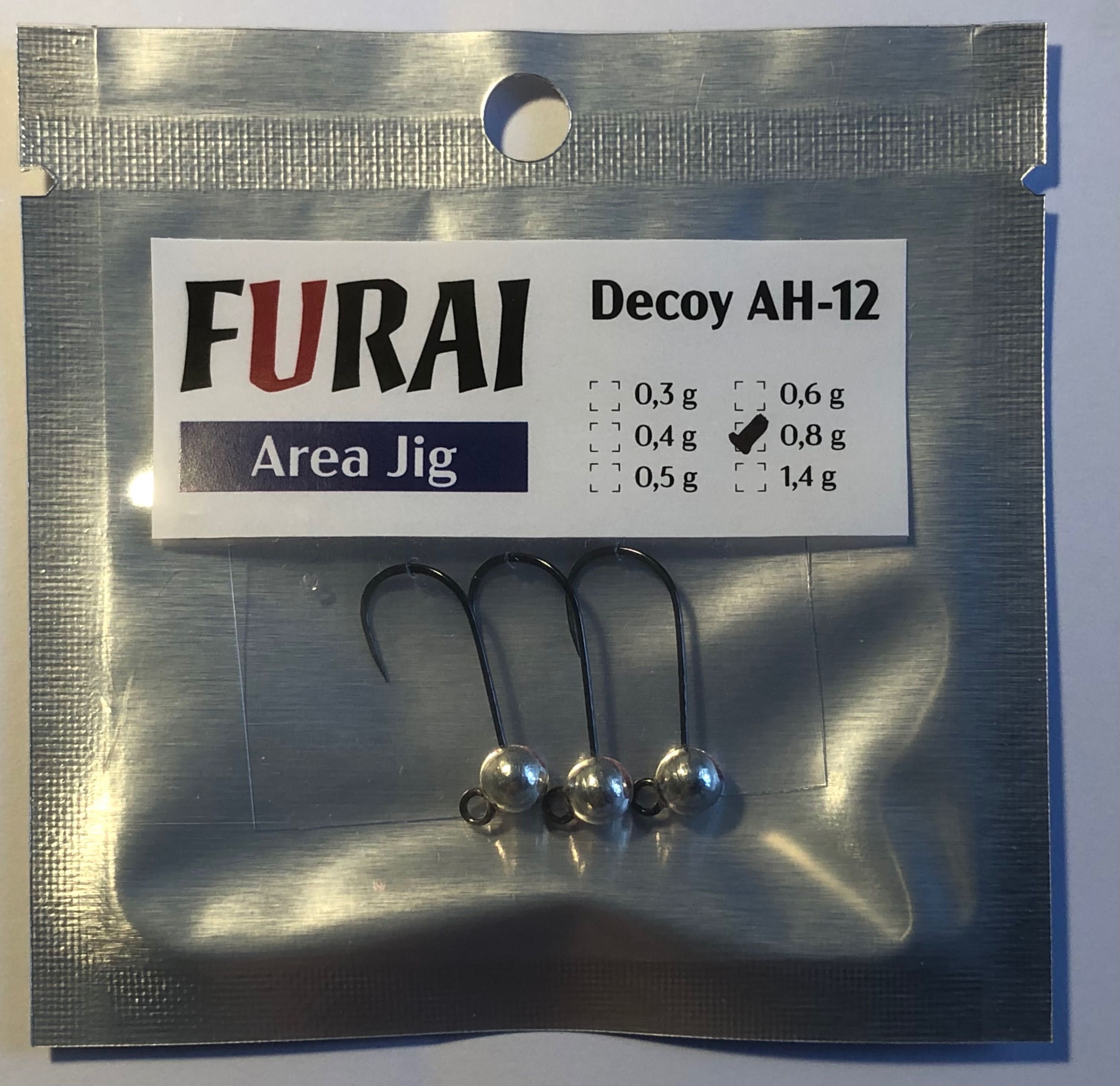 Główki wolframowe na haku bezbrodym Decoy (Area Jig Heads) FURAI