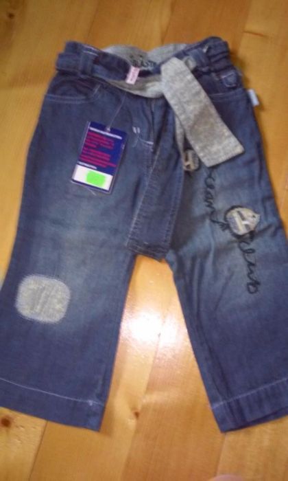 Spodnie cienki jeans na lato mariquita rozmiar 86 NOWE z metką