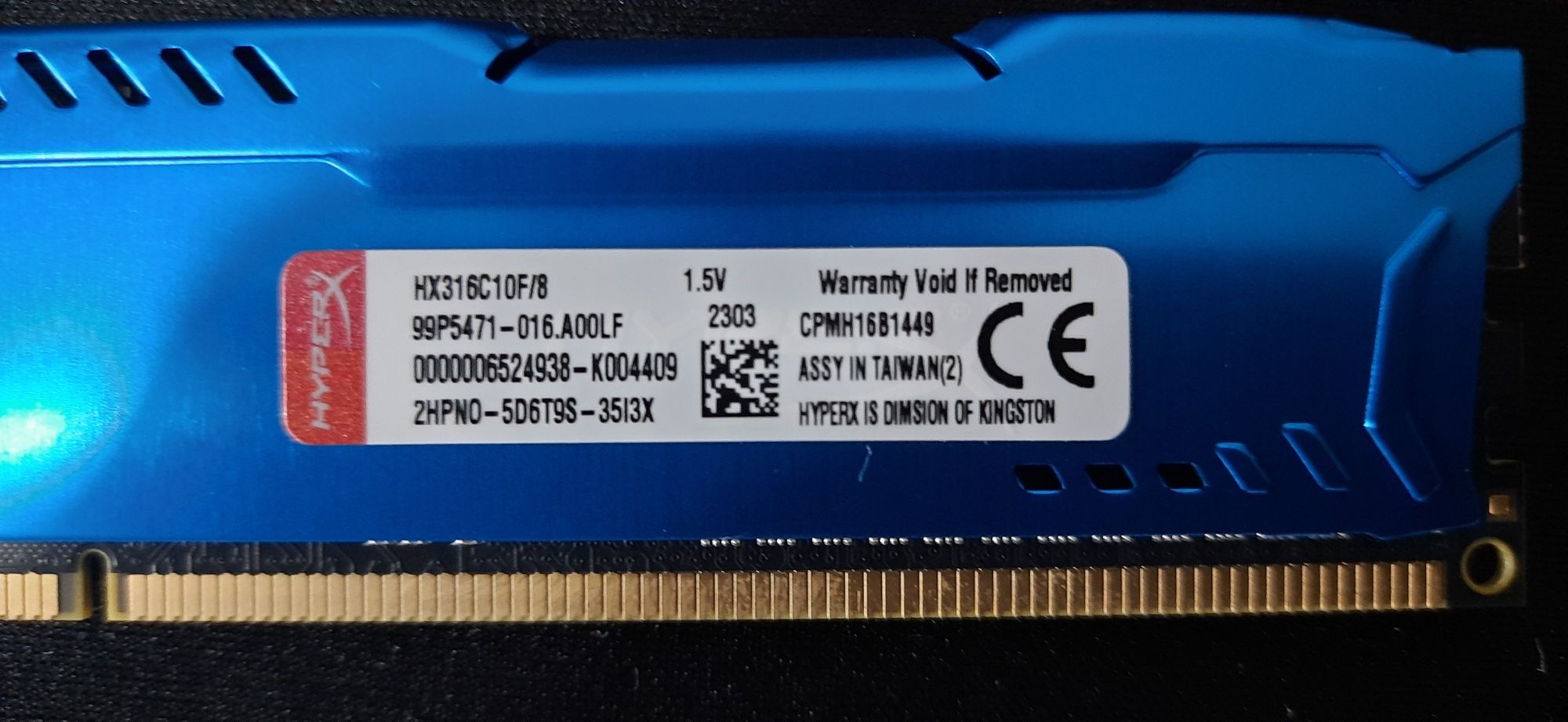 Memórias RAM 8gb DDR3 Kingston HyperX