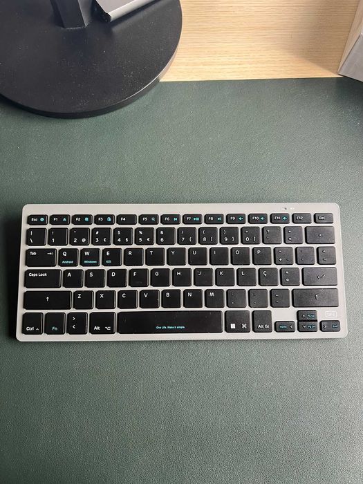 Teclado Bluetooth 1Life - Preto/Cinza