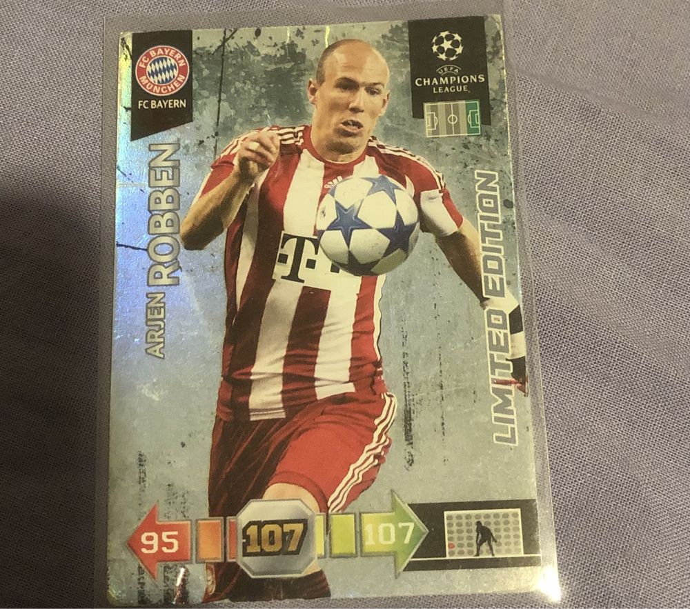 Arjen Robben Champions League 2010/2011 Limited Edition Panini