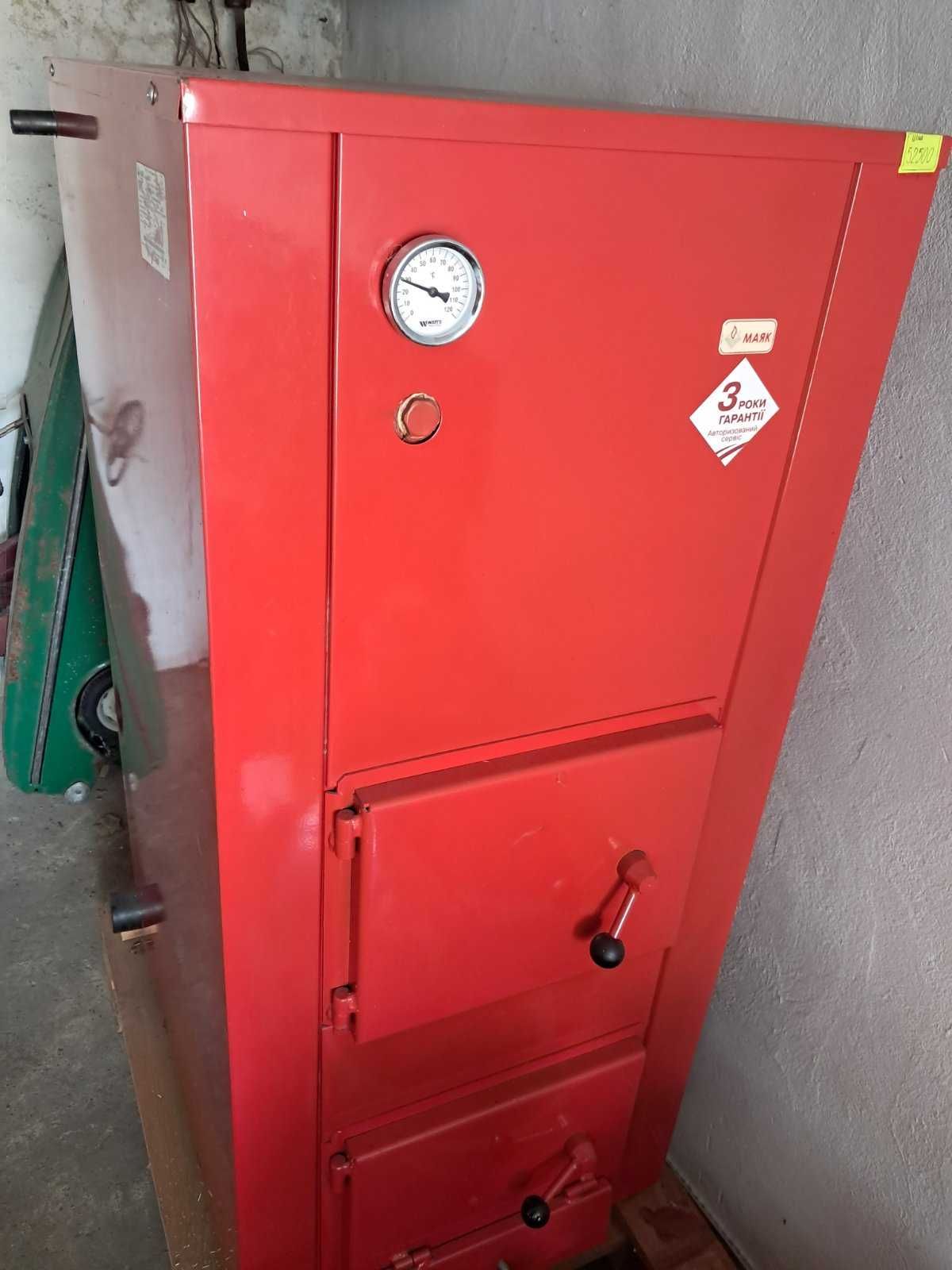 Котел на дровах твердопаливний. 50кВт.
