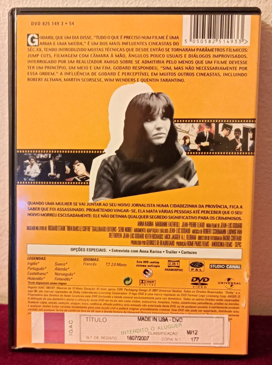 "Made in the USA" Jean Luc Godard RARO