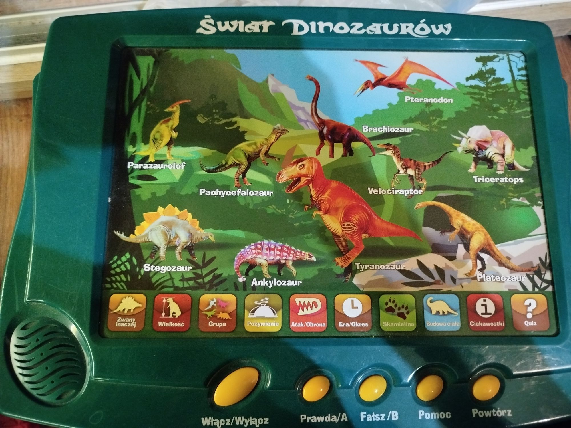 Tablica interaktywna świat dinozaurów
