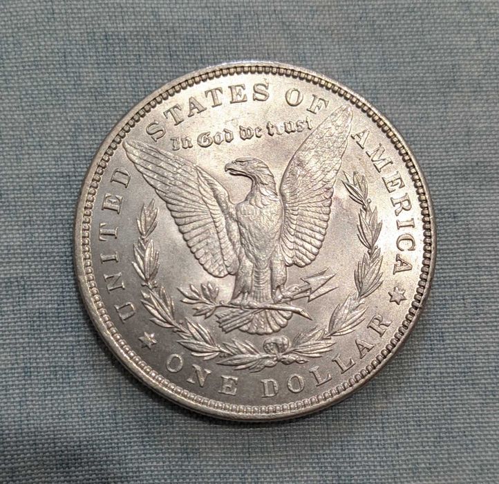 Доллар 1889 г Морган США монета серебро 900 проба Вес 26,73 г Штемпель