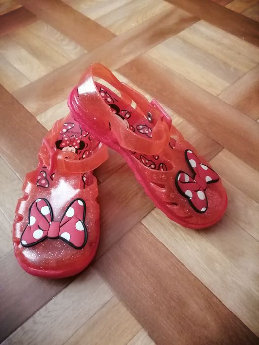 Sandałki gumowe Myszka Minnie UK 8/25