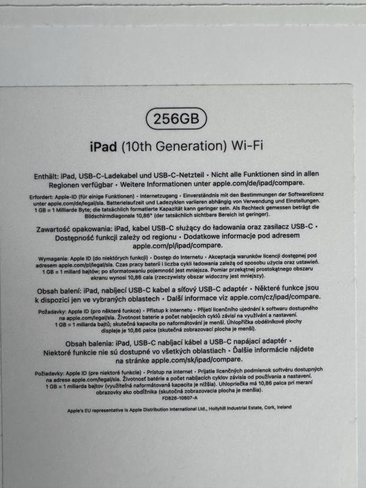 IPad 10 gen 256GB + Apple pencil USB-C oraz nowe akcesoria
