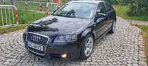 Audi A3 8p 1.6 Mpi 172tys km 2007rok sprowadzona Super Stan