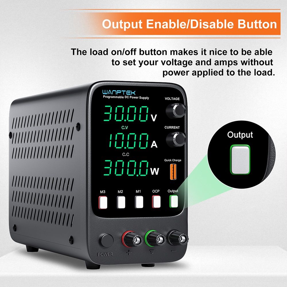 Лабораторний блок живлення Wanptek APS3010H 30V 10A 300W