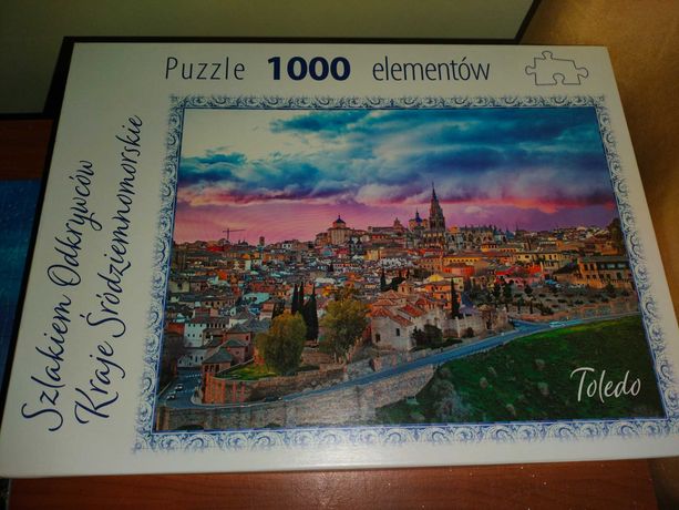 Puzzle 1000 elementów Toledo Włochy jak nowe