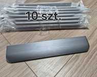 Nowe uchwyty do mebli 10 szt 20cm szczotkowany szary
