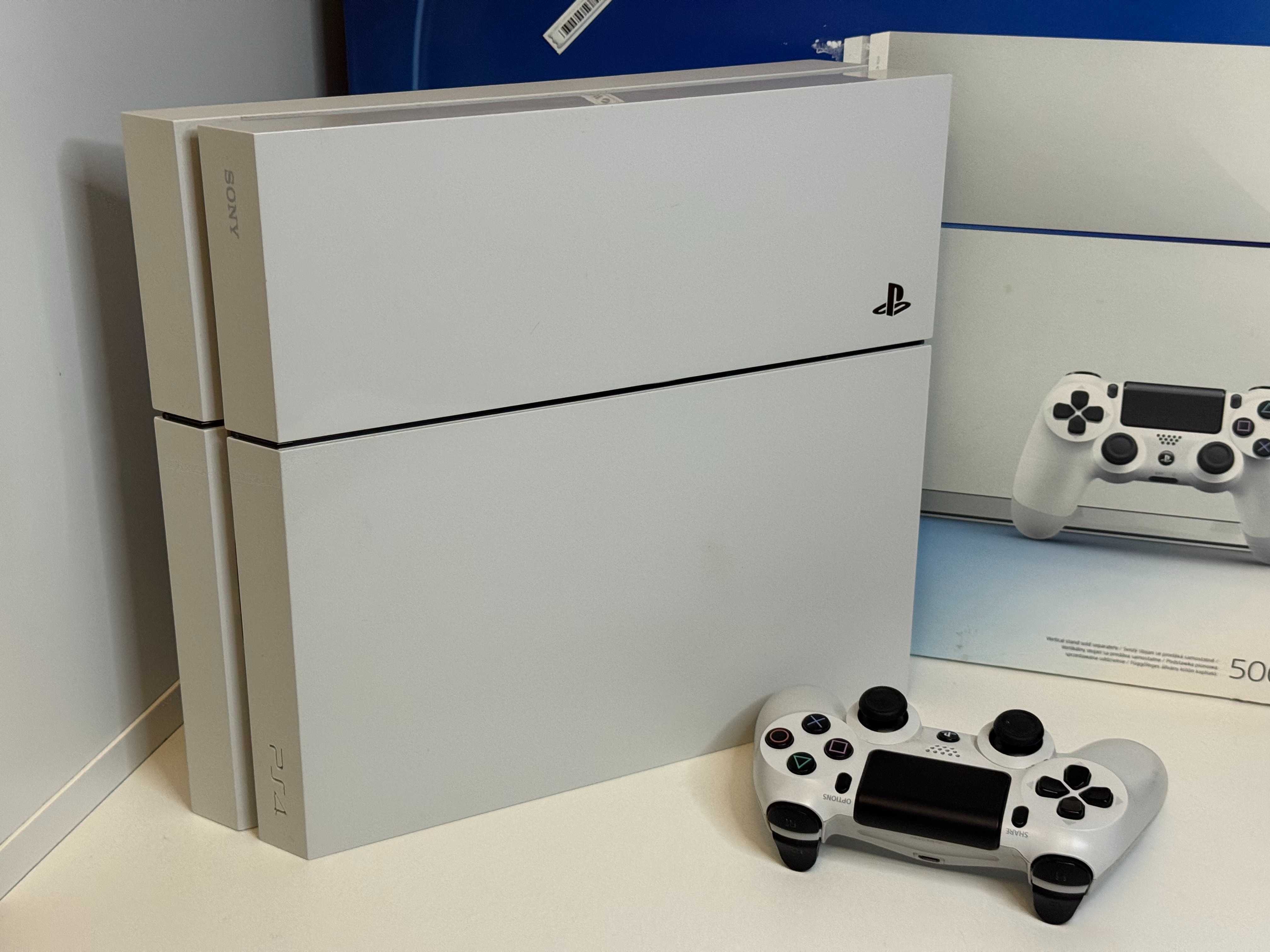 Konsola PlayStation 4 PS4 500GB Biała z Padem Niski Soft 10.50