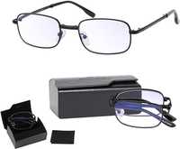 Okulary do czytania, składane + etui, z filtrem UV, +2.50