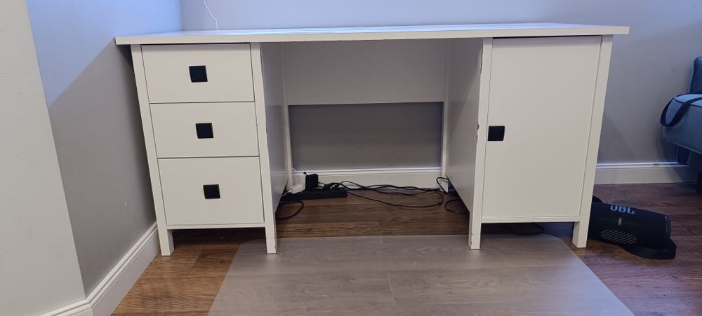 Biurko białe Agata Meble 155