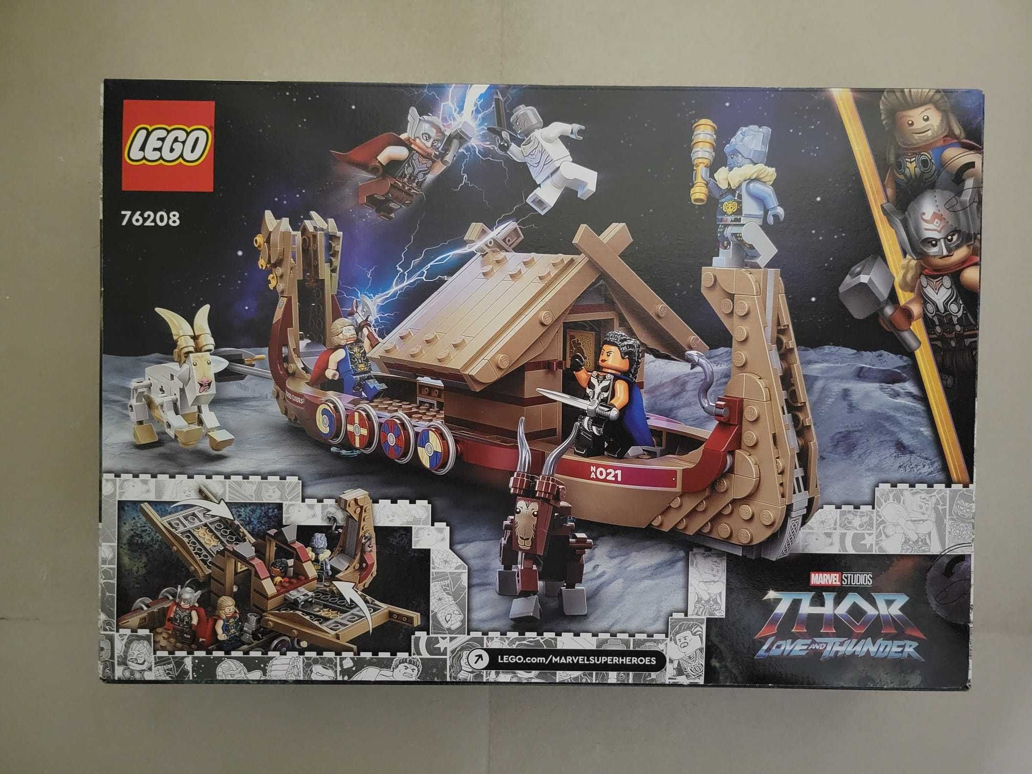 Lego 76208 LEGO Thor Love and Thunder Novo, Selado e Descontinuado