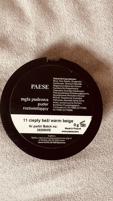 Puder/mgła pudrowa Paese