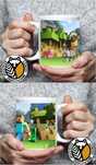 Kubek dowolna grafika ODBIÓR 24h minecraft + kartonik prezentowy