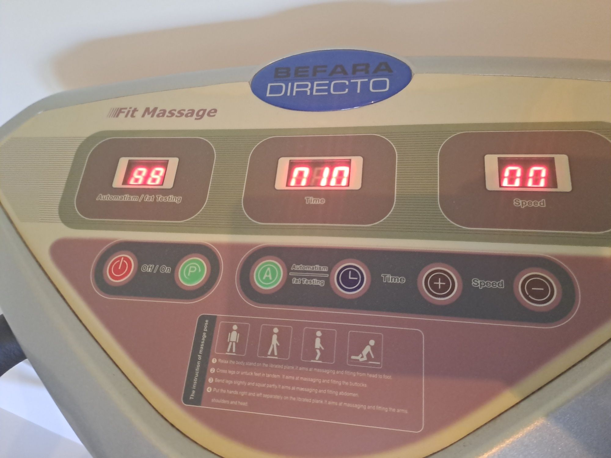 Plataforma oscilatória Crazy feat massage