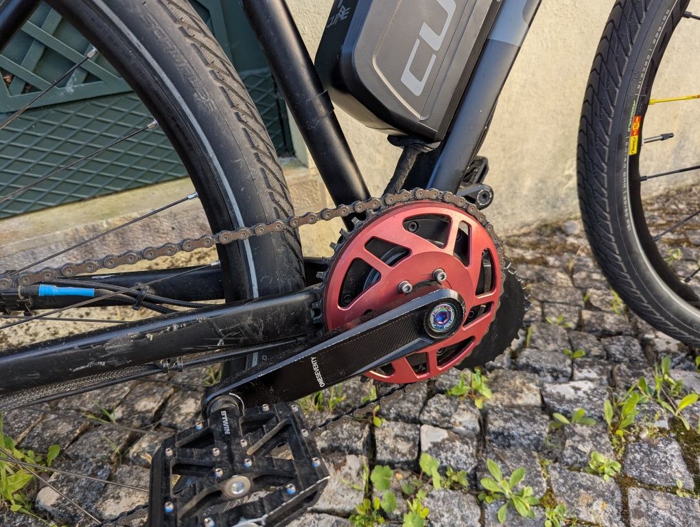 Bicicleta elétrica BTT, 52V Cube