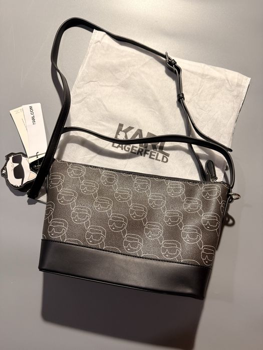 Сумка karl lagerfeld карл лагерфельд кожаная оригинал 100% original