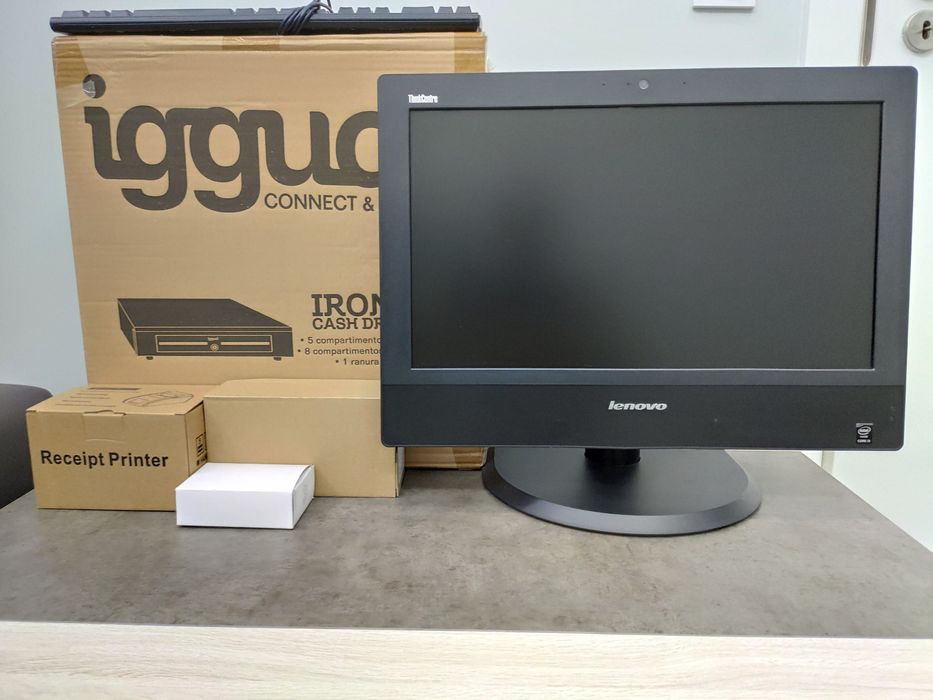 Barato !! POS LENOVO  completo  / Gaveta + Impressora + Scanner NOV