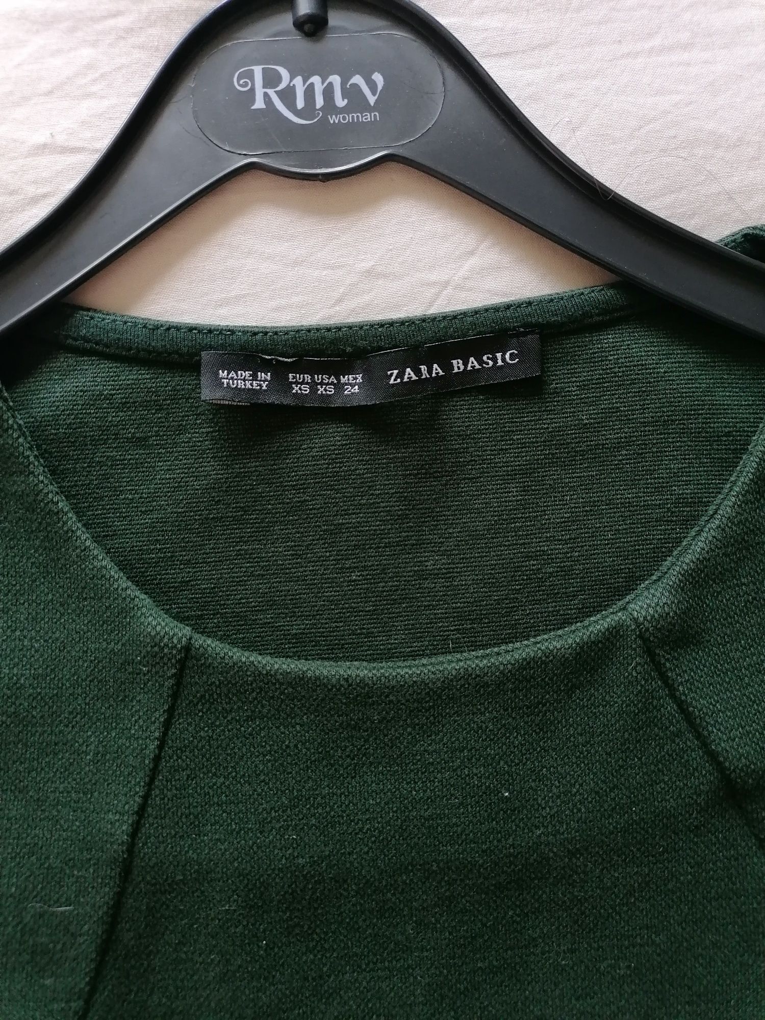 Vestido verde Zara