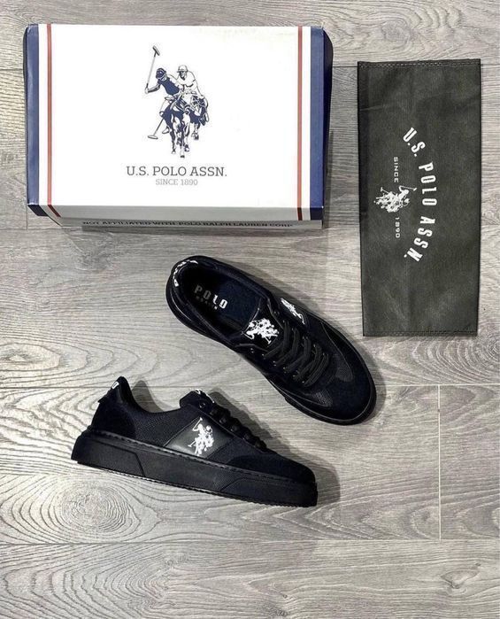 Кроссовки Polo Ralph Lauren мужские кеды черные