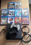 Konsola PS4 slim plus dwa pady i gry