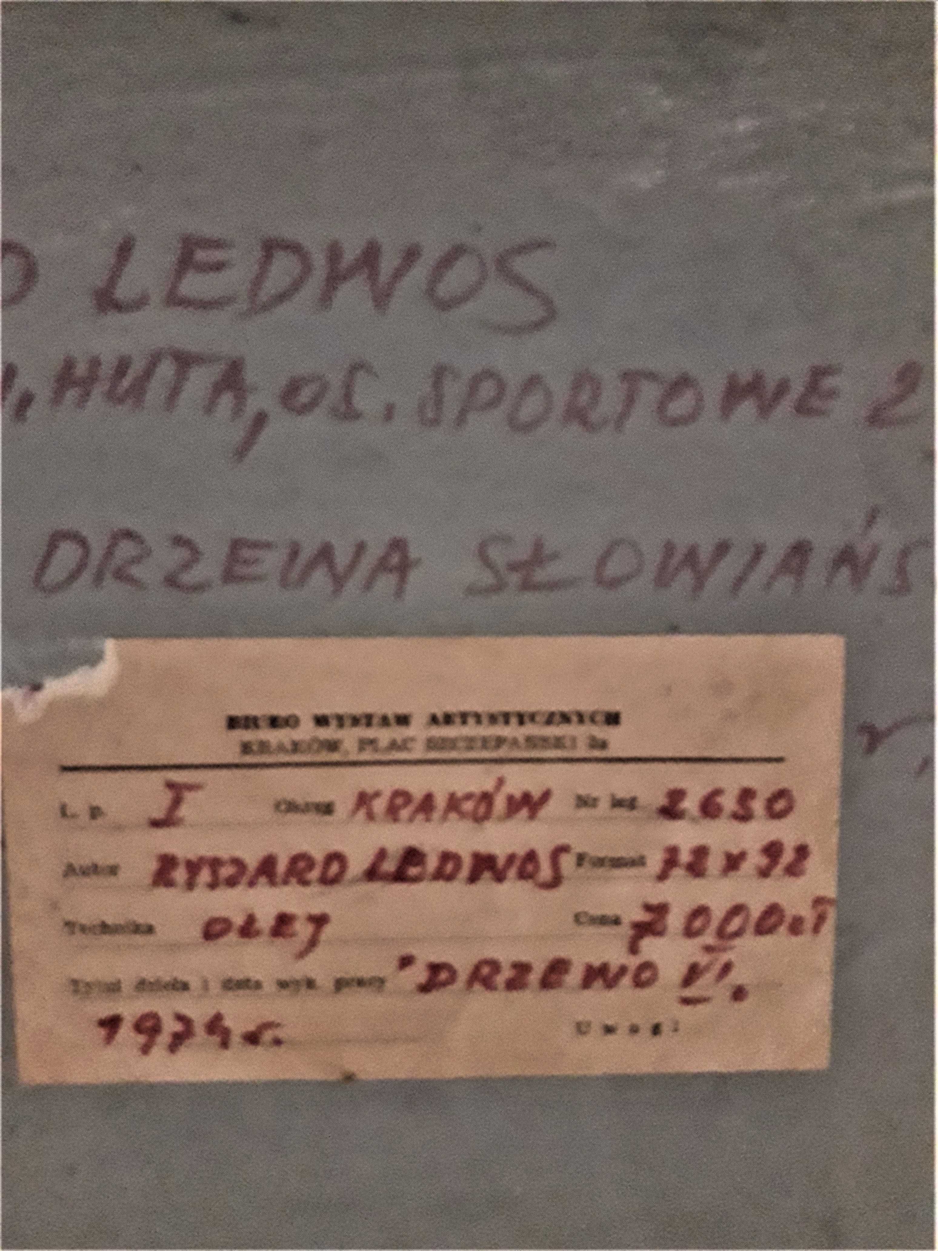 Ryszard Ledwos -Drzewo słowiańskie 1974-Ciekawa Technika 3D