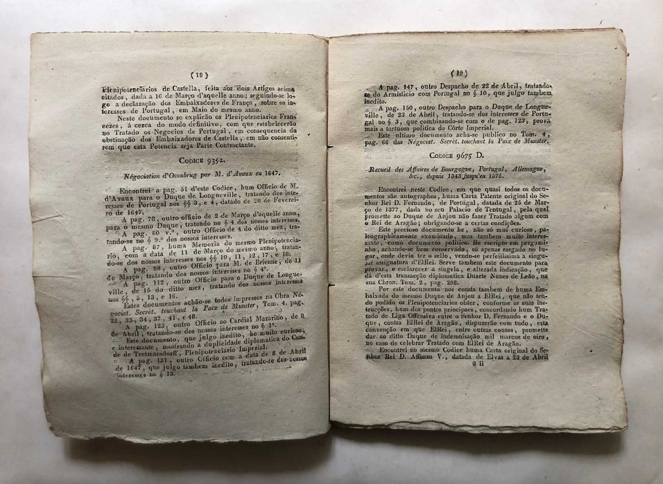 Noticia dos manuscriptos colligidos pelo Segundo Visconde de Santarém