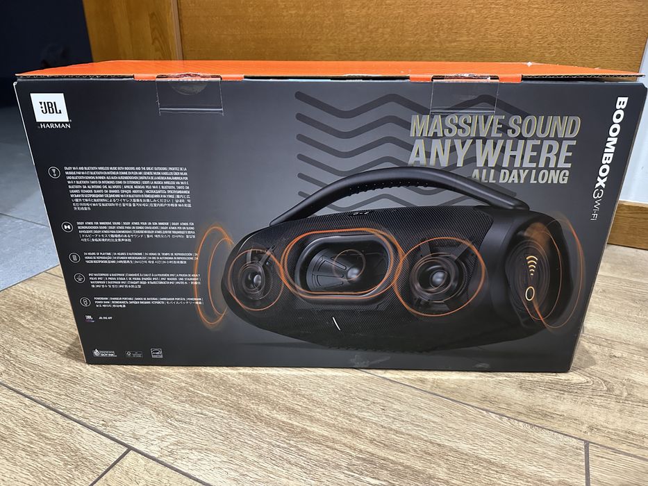 JBL BOOMBOX 3 Wi-Fi Głośnik Przenośny Czarny