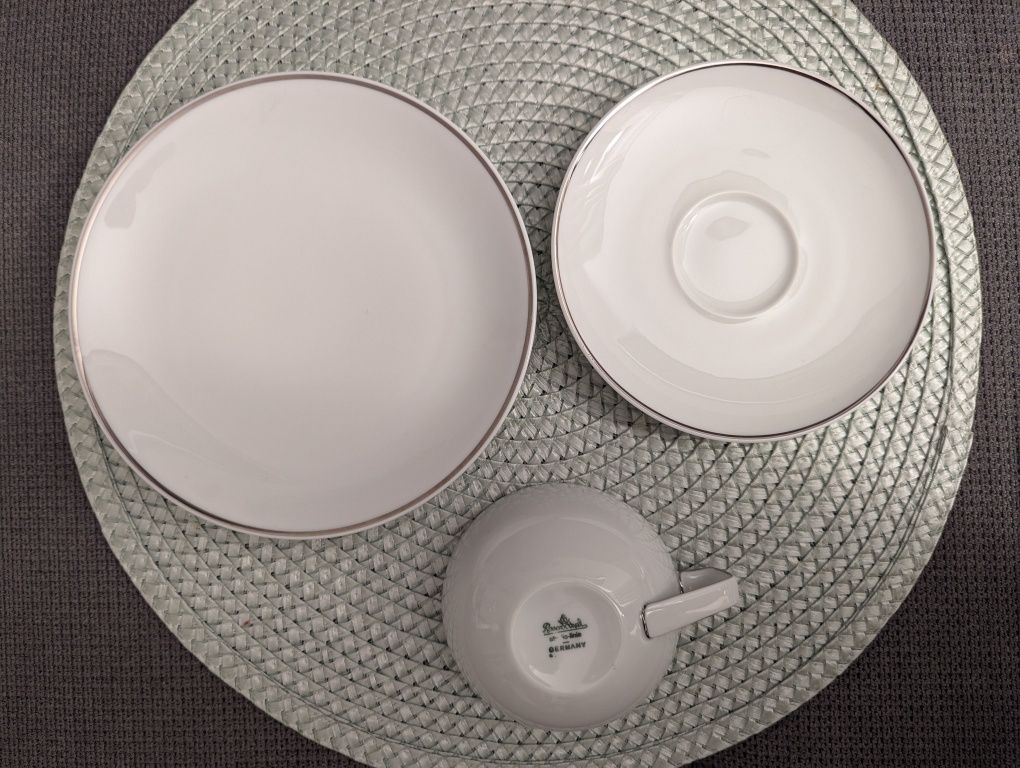 Rosenthal Tac Gropius Platin Nowe Trio do Herbaty