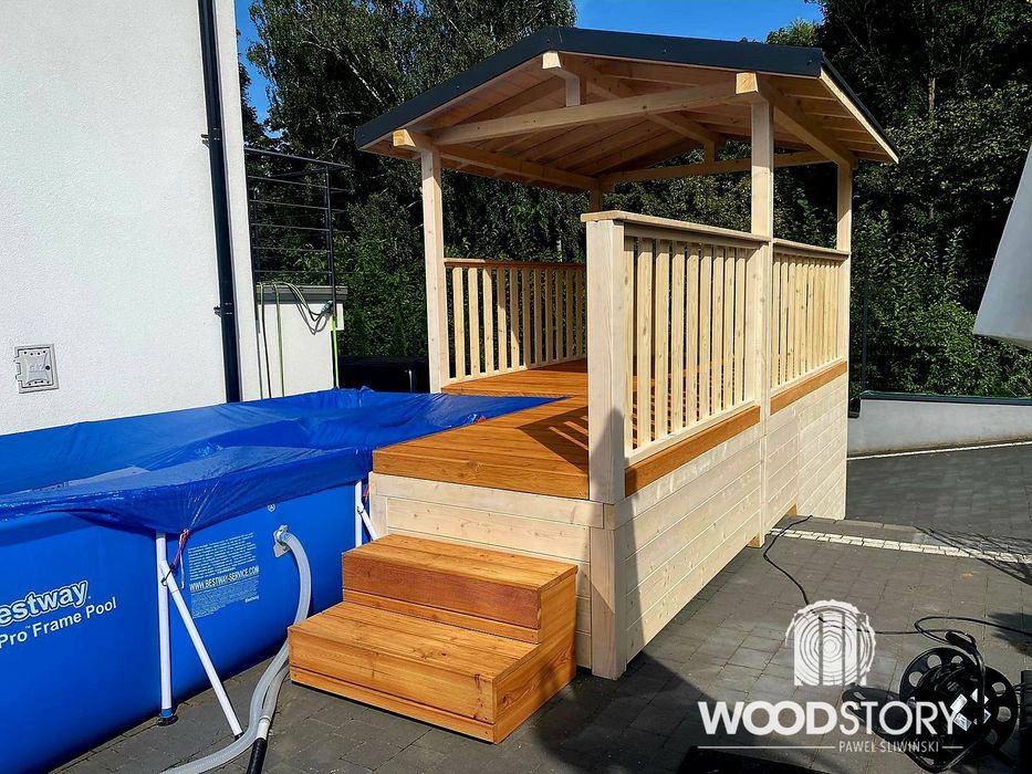 Wykonam taras, pergole, domek z drewna