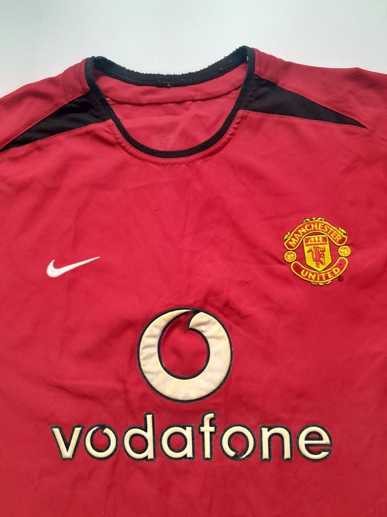 Футбольная футболка Manchester United  винтажная 2002 года